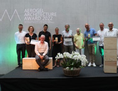 winner ceremony Aerogel Architecture 2022