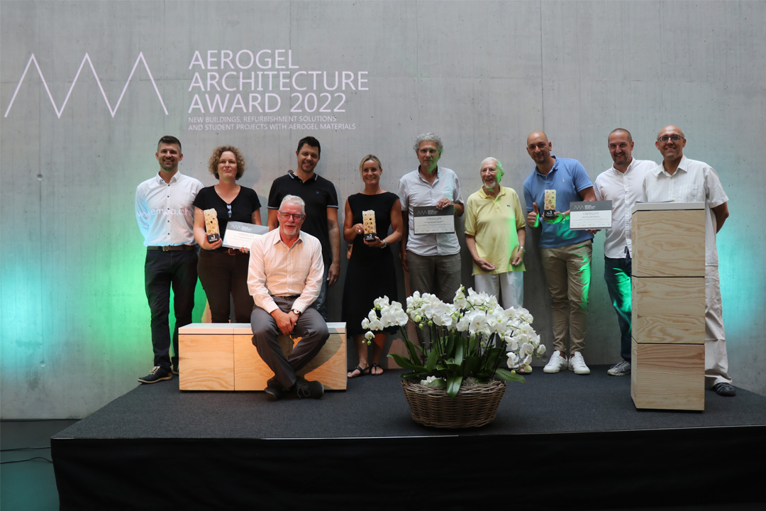 winner ceremony Aerogel Architecture 2022